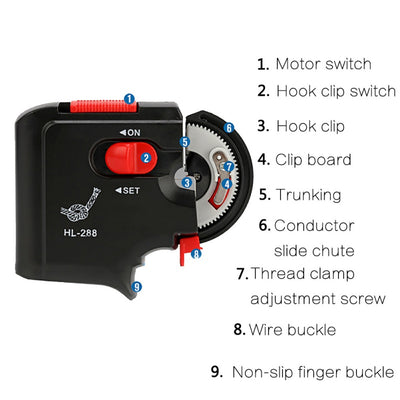 Automatic Portable Electric Fishing Hook Tier Machine