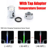 Luminous thermostat Light-up LED Water Faucet