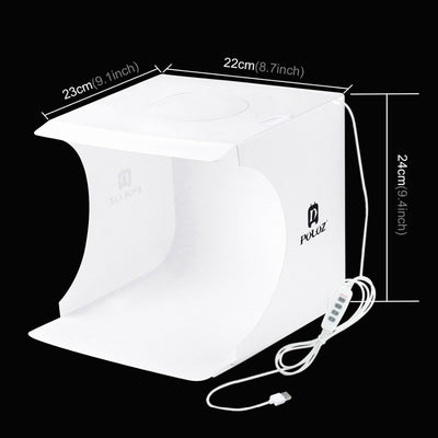 Mini Ring Lightbox Folding Portable Photo Studio