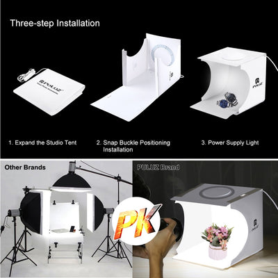 Mini Ring Lightbox Folding Portable Photo Studio