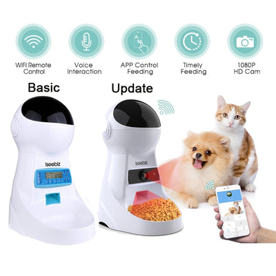 3L Automatic Pet Feeder With Voice Record