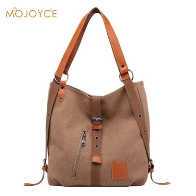 Women Canvas Casual Shoulder Bag Travel Handbag Ladies Zipper Large Capacity Crossbody Messenger Bag Bolsa Feminina Dropshipping