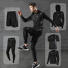 5 Pcs/Set Gym Fitness Compression Sports Suit