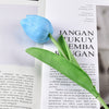 10Pcs Tulip Artificial Flower White PU Real Touch