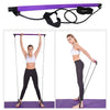 Portable Yoga Fitness Stretch Stick Home Gym Trainer Pilates Total Body Workout  Lightweight Resistance Band And Toning Bar