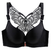 Women Sexy Seamless Front Closure Bra Big Size Butterfly Adjustable Push Up Bra Women Brassiere Plus Size 4 Color