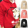 2019 winter women hooded sweatshirts Women's Sweatshirt Animal Pouch Hood Tops Carry Cat Breathable Pullover sweatshirts#g3