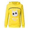 2019 winter women hooded sweatshirts Women's Sweatshirt Animal Pouch Hood Tops Carry Cat Breathable Pullover sweatshirts#g3