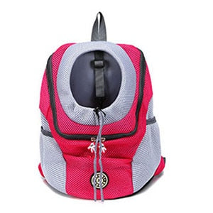 Venxuis Outdoor Pet Dog Carrier Bag Pet Dog Front Bag New Out Double Shoulder Portable Travel Backpack Mesh Backpack Head