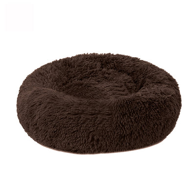 Soft Warm Round Pet Cat Bed Comfortable Pet Nest Dog Cat Washable Kennel Easy To Clean Dog Bed Warm House For Pet