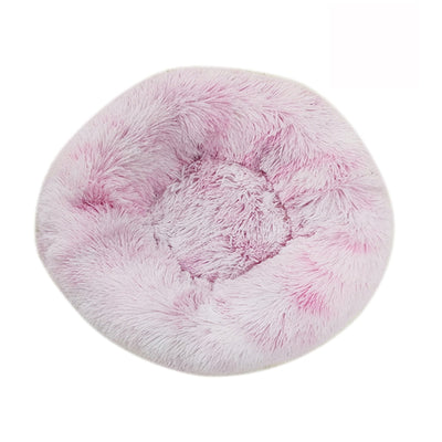 Soft Warm Round Pet Cat Bed Comfortable Pet Nest Dog Cat Washable Kennel Easy To Clean Dog Bed Warm House For Pet