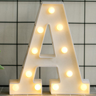 Luminous LED Letter Night Light English Alphabet