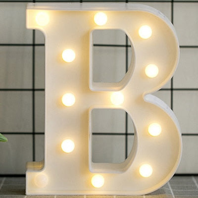 Luminous LED Letter Night Light English Alphabet