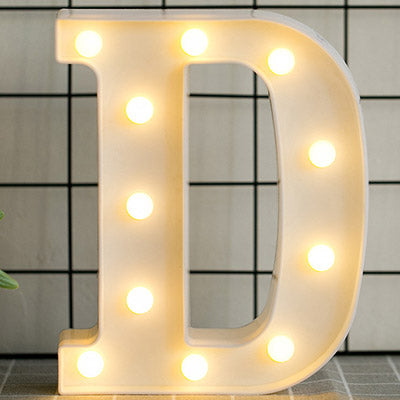 Luminous LED Letter Night Light English Alphabet