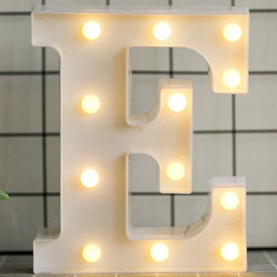 Luminous LED Letter Night Light English Alphabet