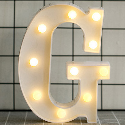 Luminous LED Letter Night Light English Alphabet