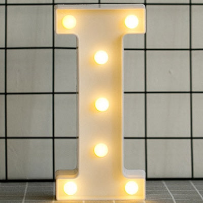 Luminous LED Letter Night Light English Alphabet