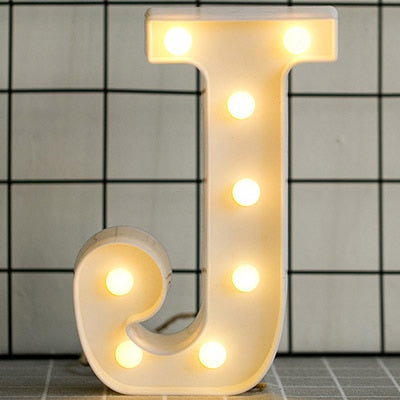 Luminous LED Letter Night Light English Alphabet