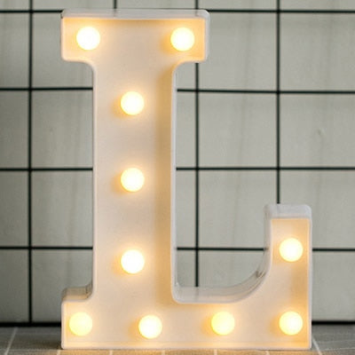 Luminous LED Letter Night Light English Alphabet