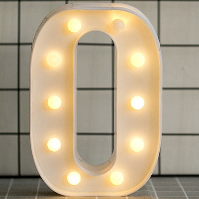 Luminous LED Letter Night Light English Alphabet