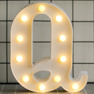 Luminous LED Letter Night Light English Alphabet