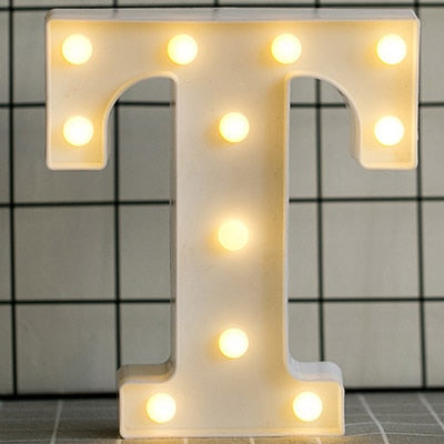 Luminous LED Letter Night Light English Alphabet