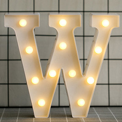 Luminous LED Letter Night Light English Alphabet