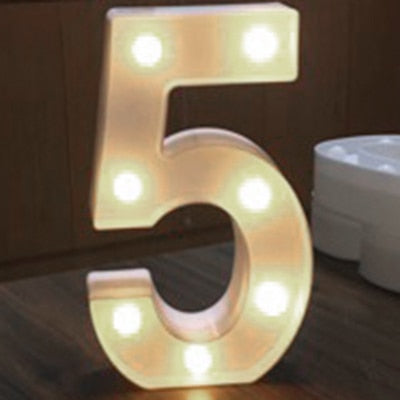 Luminous LED Letter Night Light English Alphabet