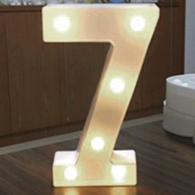 Luminous LED Letter Night Light English Alphabet