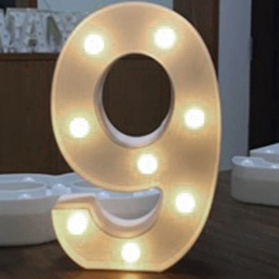 Luminous LED Letter Night Light English Alphabet