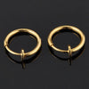 New LNRRABC 2pcs Invisible No Ear Hole Earrings Clip Nose Ring Belly Button Ring For Punk Wind Jewelry Accessories